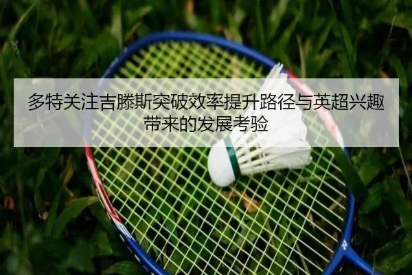 多特关注吉滕斯突破效率提升路径与英超兴趣带来的发展考验